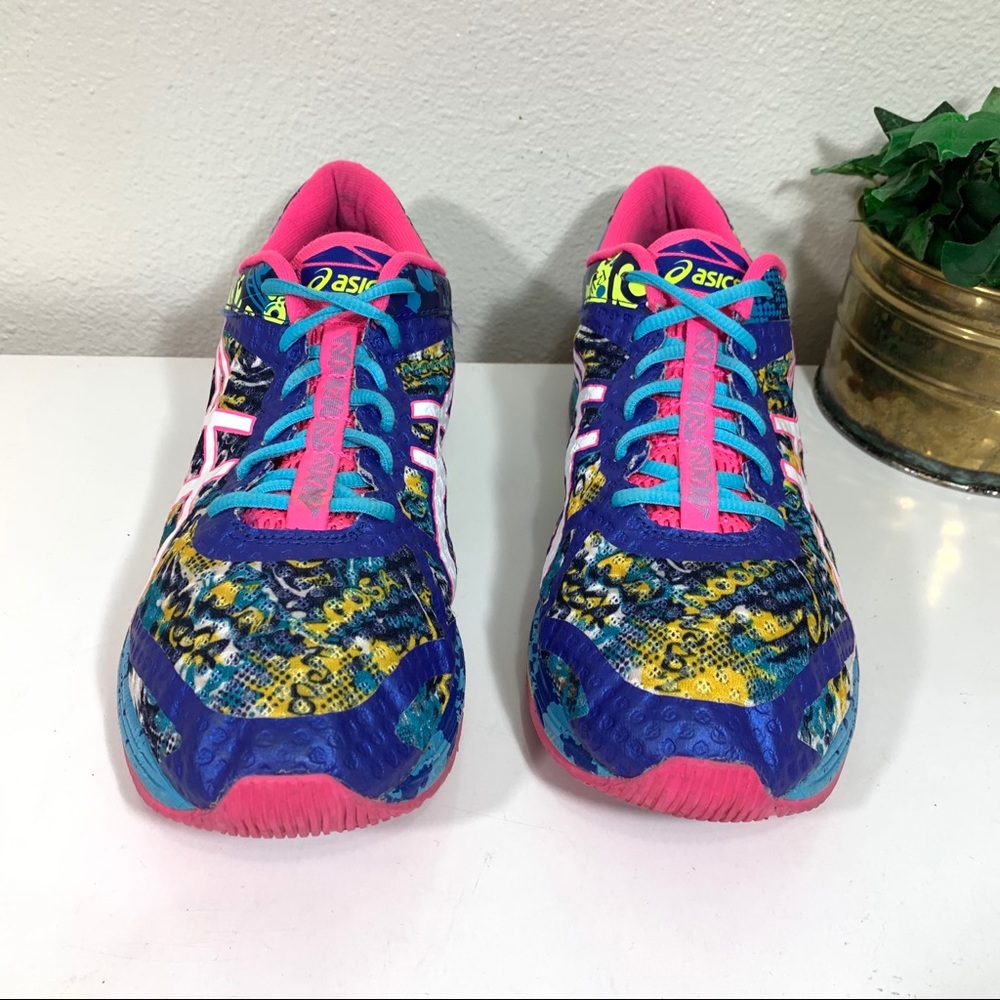 ASICS Gel Noosa Tri 11 Running Shoes Blue Pink - Picture 2 of 11